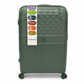 iTravel 28-Inch Green Spinner Luggage with TSA Lock