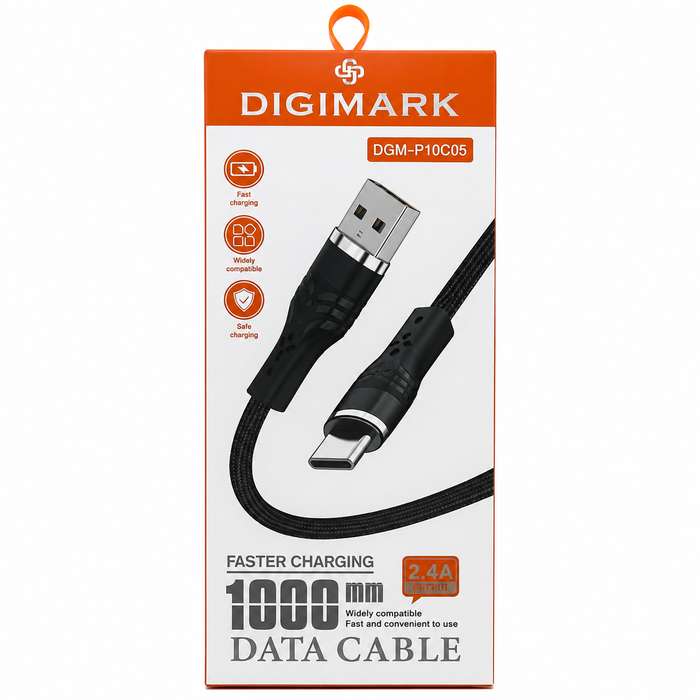Digimark 1m USB Data Cable (1000mm)