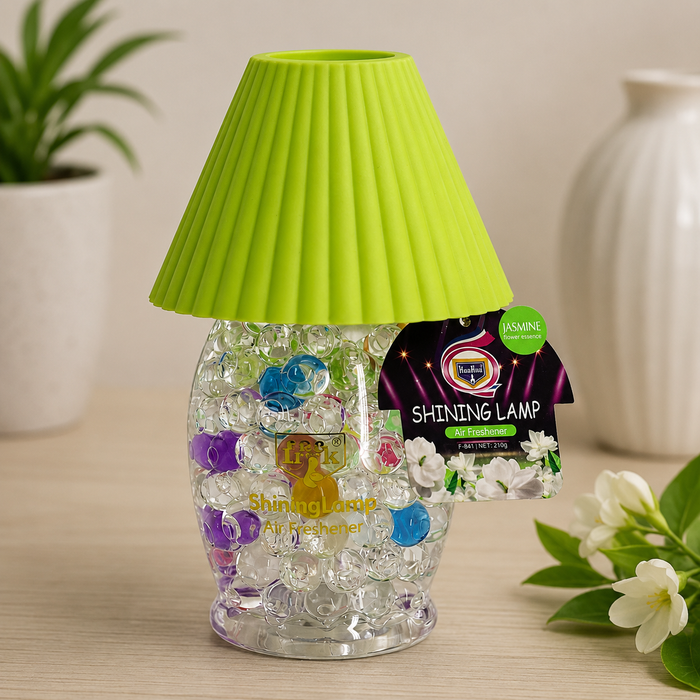 Shining Lamp Air Freshener with Aroma Gel Beads – Jasmine Fragrance