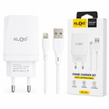 KLOGO Phone Charger Set with Lightning Cable (KC-2S)