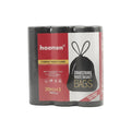 Haomen Drawstring Waste Basket Bags 45 x 50cm Black | 30 Bags x 3 Rolls | Heavy Duty Trash Bags