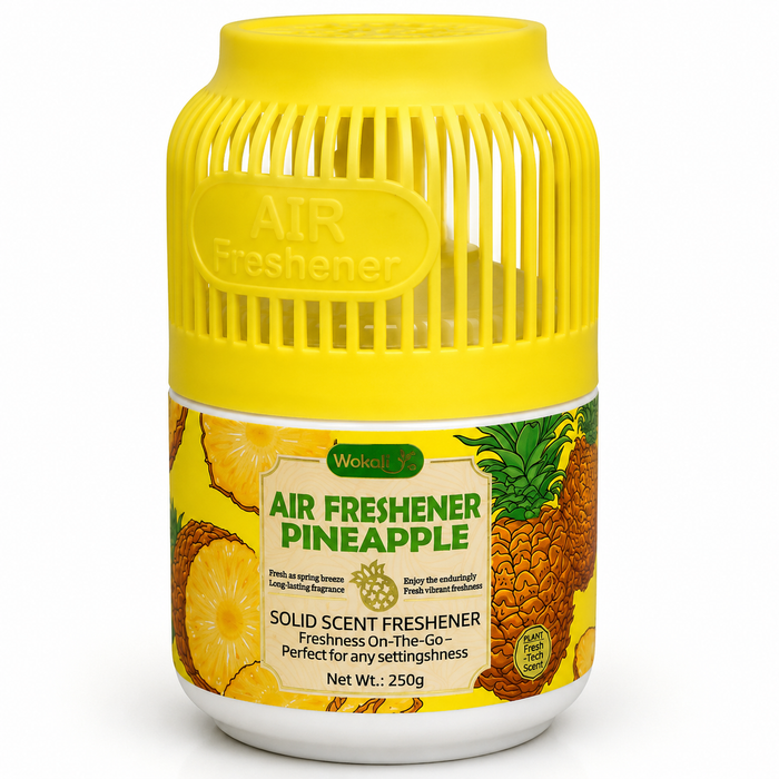 Wokali Pineapple Solid Air Freshener 250g – Long-Lasting Tropical Odour Neutraliser for Home, Office & Car