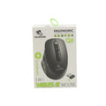 YELANDAR Q8 Ergonomic Rechargeable Wireless & Bluetooth Mouse 2-in-1 with USB Receiver – Silent Portable Optical Mouse for Laptop & PC