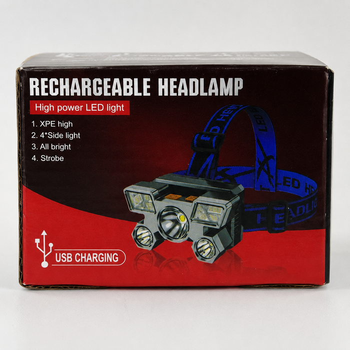 Rechargeable LED Headlamp USB Charging | High Power LED Torch