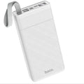 HOCO-J73 30000Mah LED Table Lamp Power Bank - White