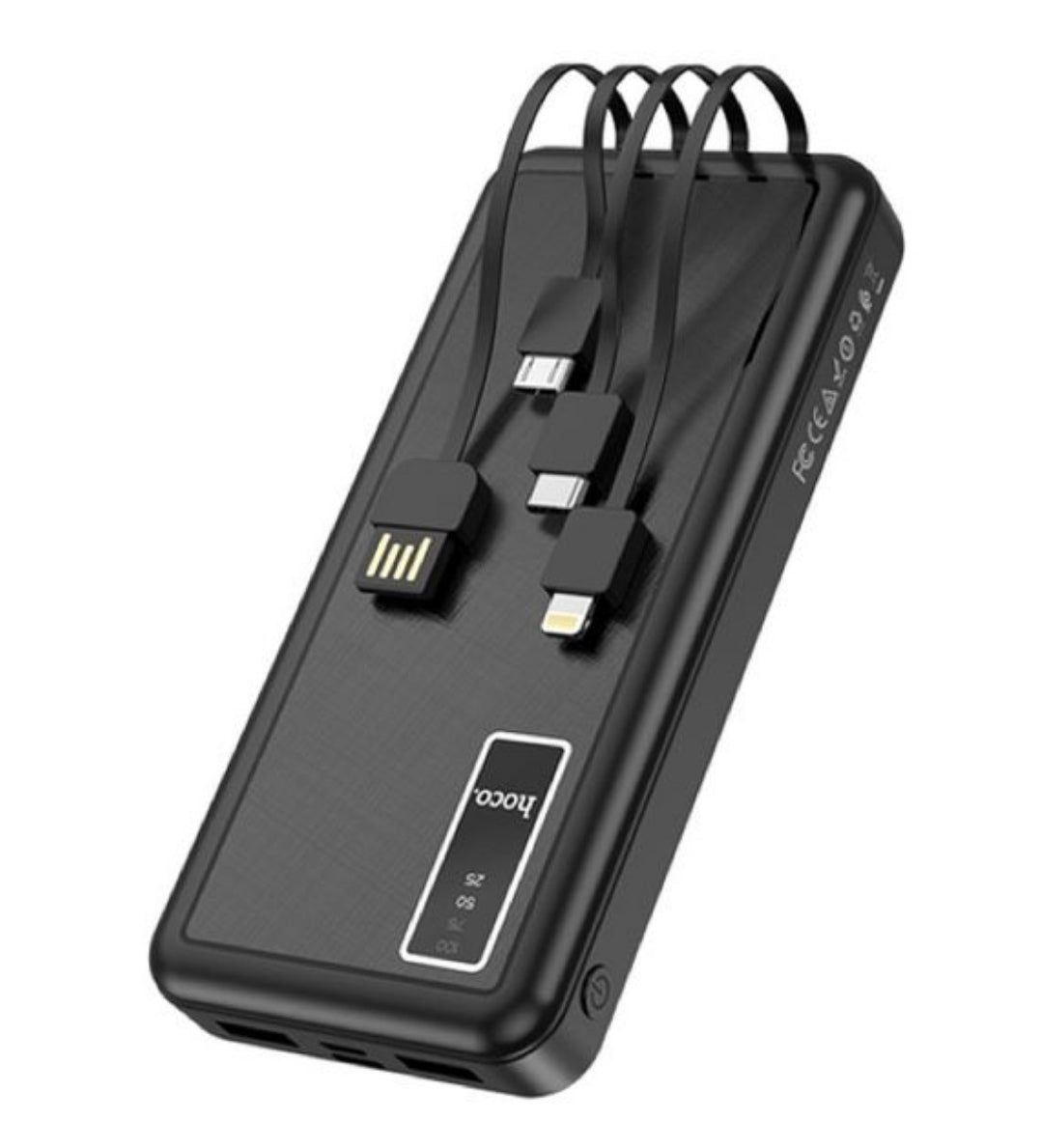 Hoco. J77 10,000 Mah Power Bank with Cable